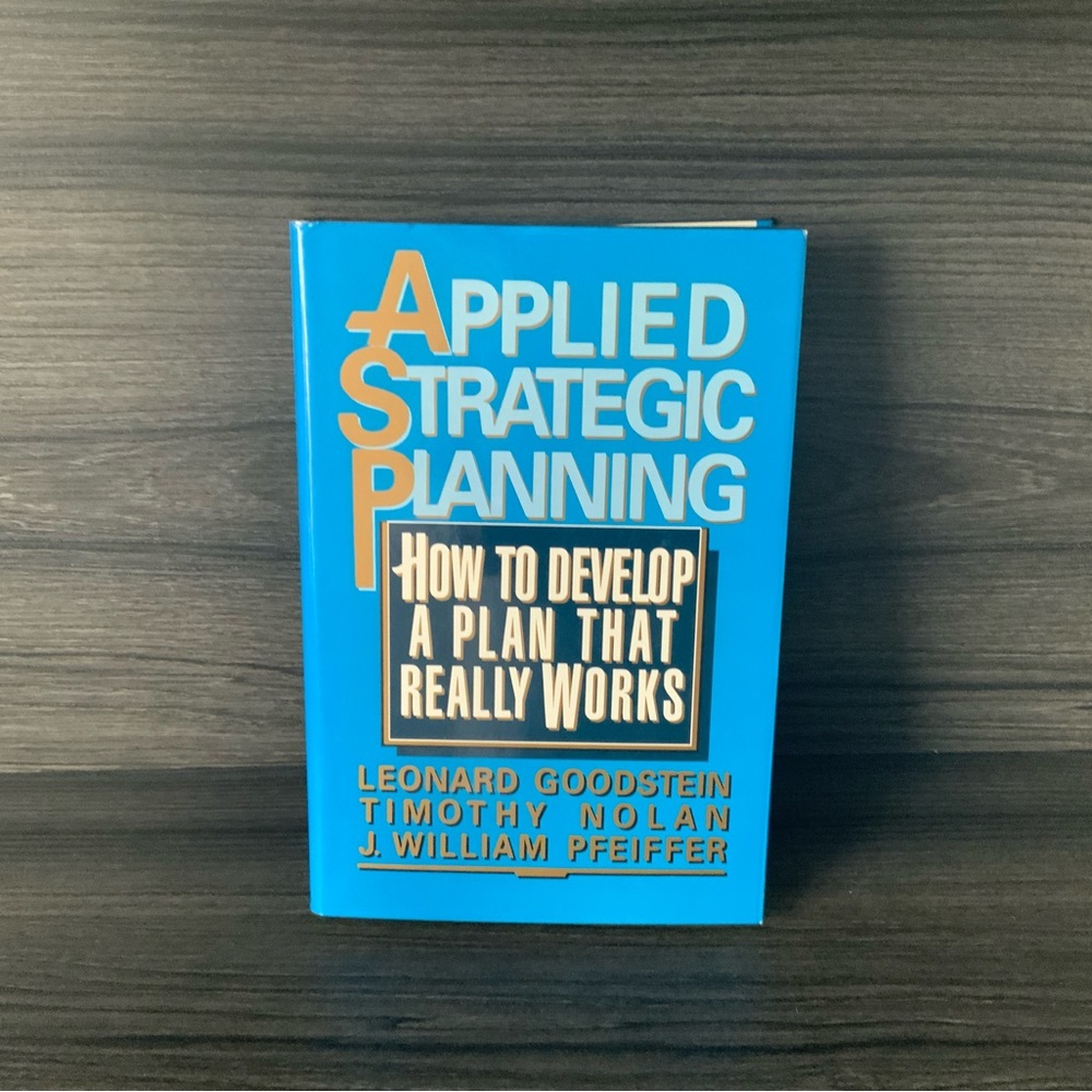 Hardcover Book - Applied Strategic Planning. New